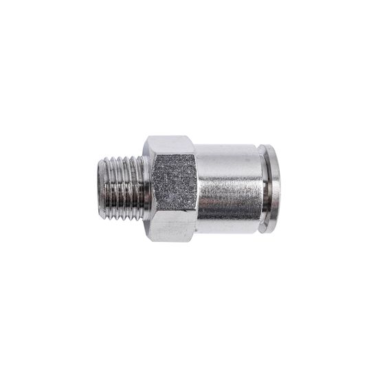 Metal Pu Fitting Straight 12mm X 1/4" M